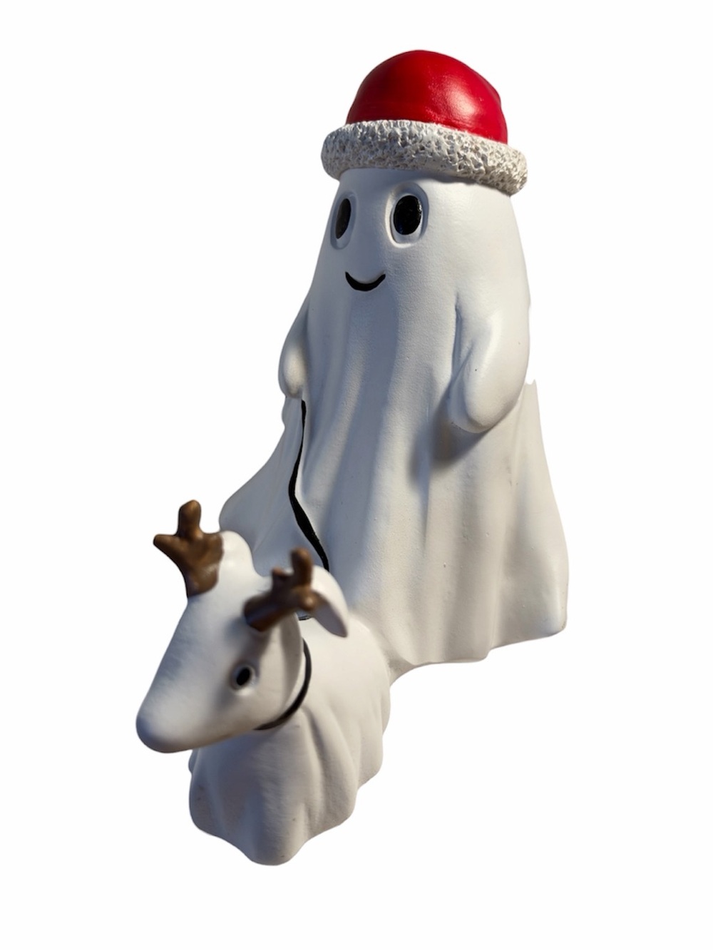 Christmas Ghost Walking Ghost Reindeer with Antlers - NWT **